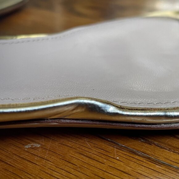 Miu Miu Metallic Gold Sandals with Rhinestone Heel Design, Size 41 EU - Picture 16 of 16